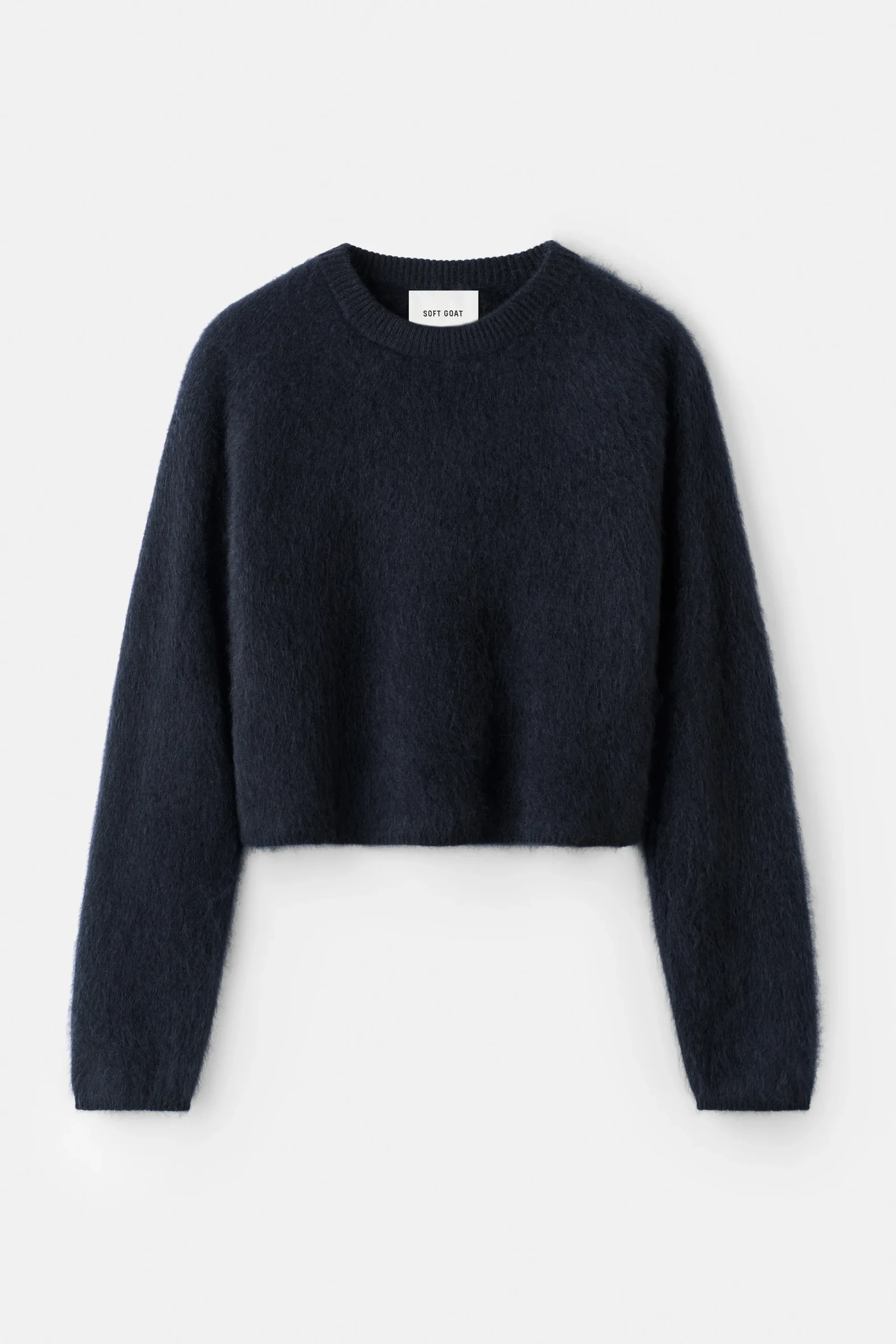 Soft Goat - Brushed Crewneck Navy