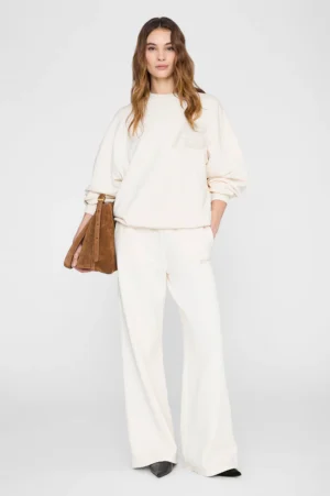 Anine Bing - Kacey Sweatpant Monogram Cream