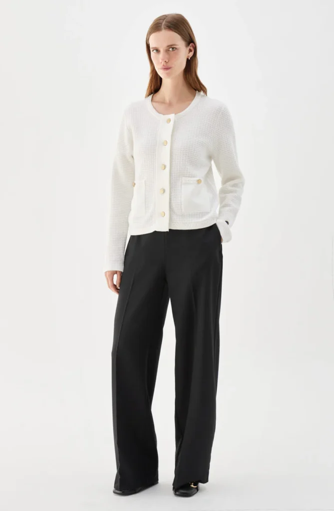 Busnel - Estelle Textured Cotton Cardigan