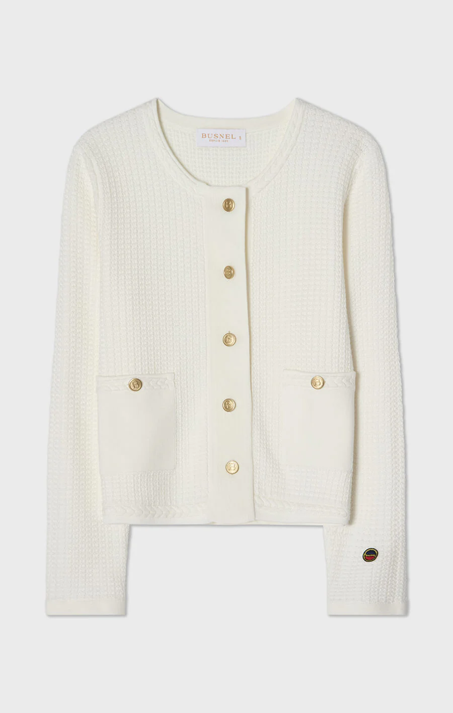 Busnel - Estelle Textured Cotton Cardigan