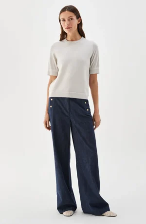 Busnel - Paulina Jacquard Merino Wool Top