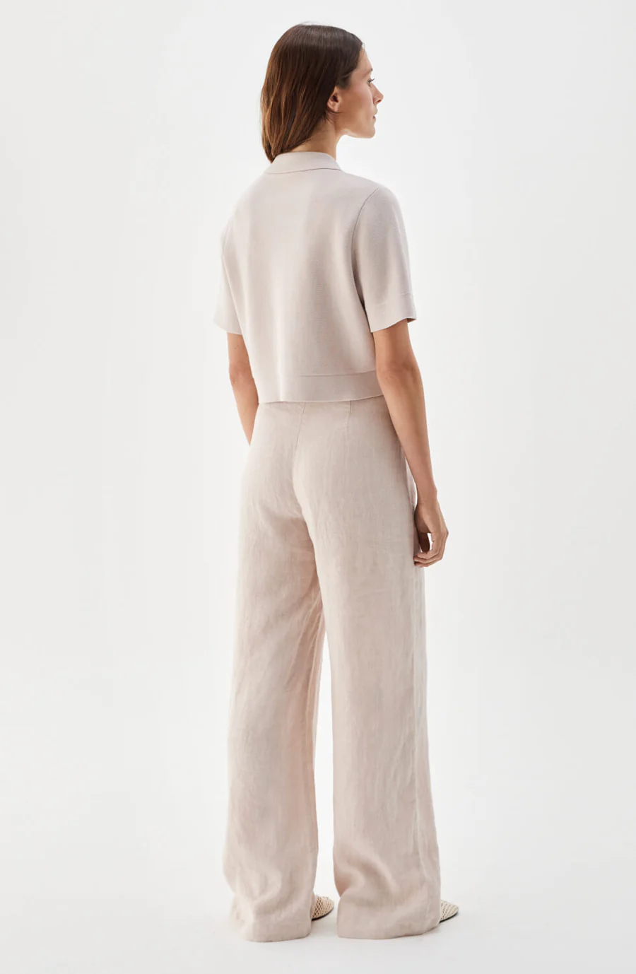 Busnel - Valery Cropped Cotton Jacket Light Rose