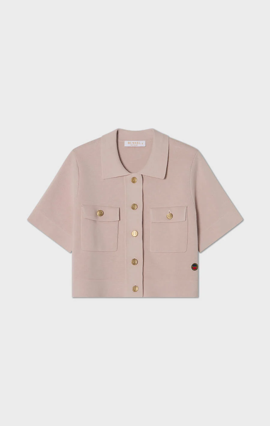 Busnel - Valery Cropped Cotton Jacket Light Rose