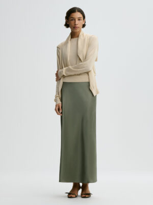 By Malene Birger - Boshan Midi Skirt Deep Lichen Green