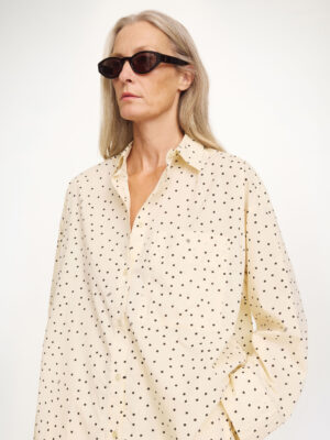 By Malene Birger - Derris Voile Organic Cotton Shirt Polka Dot Print