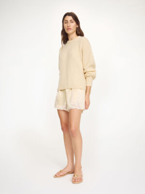 By Malene Birger - Eri Satin Shorts Vanilla Cream