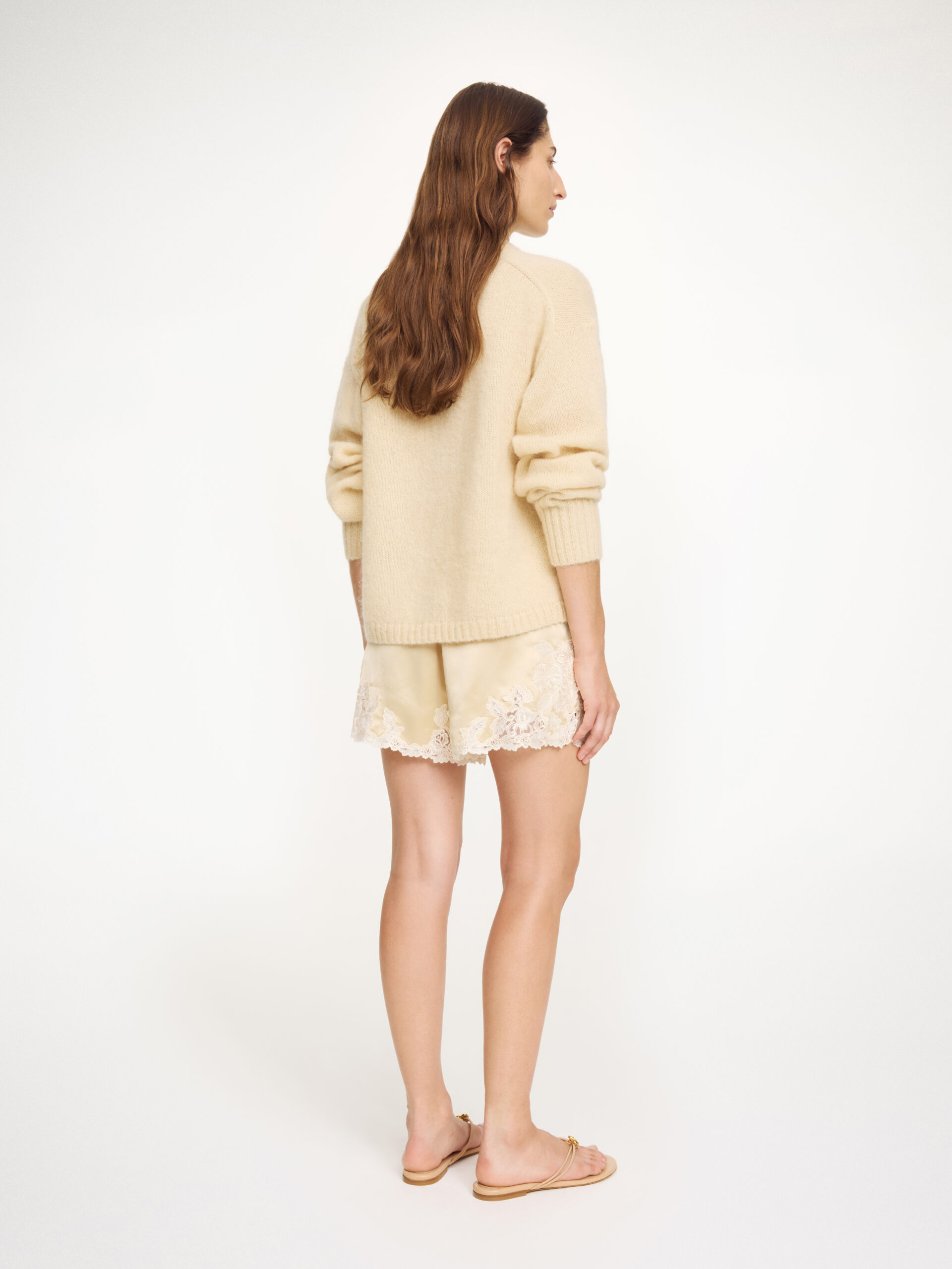 By Malene Birger - Eri Satin Shorts Vanilla Cream