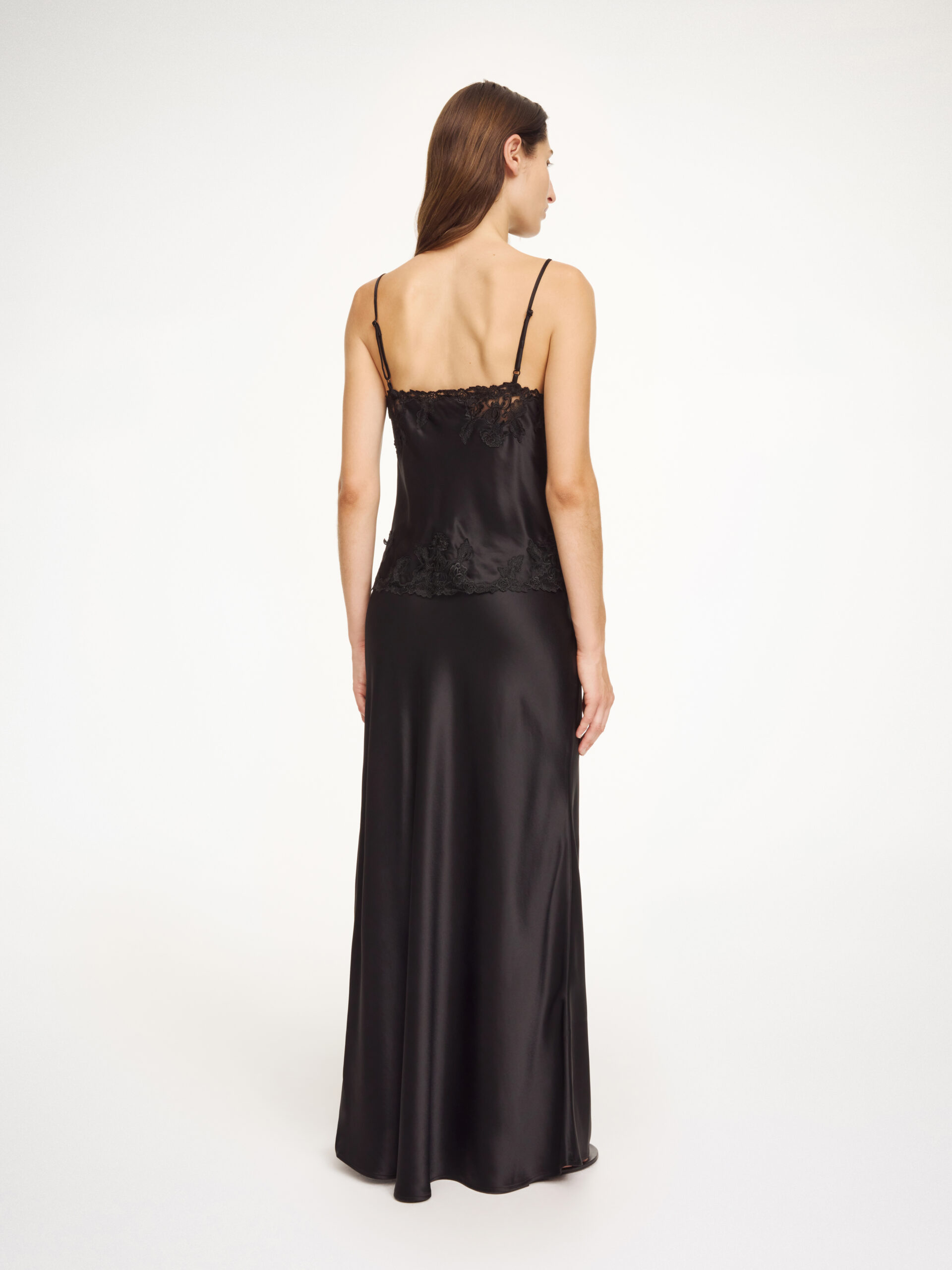 By Malene Birger - Madeleine Satin Top Black