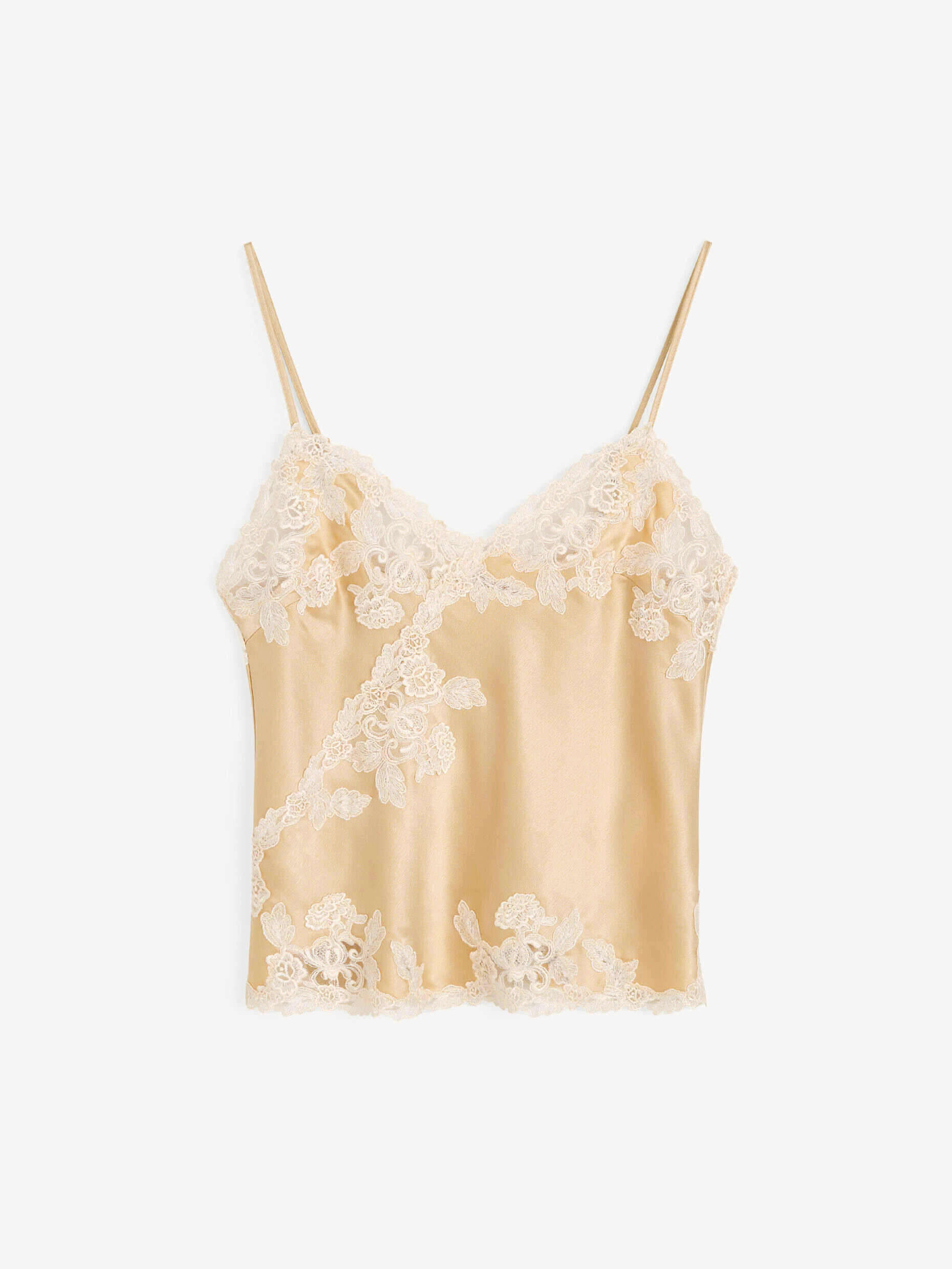 By Malene Birger - Madeleine Satin Top Vanilla Cream