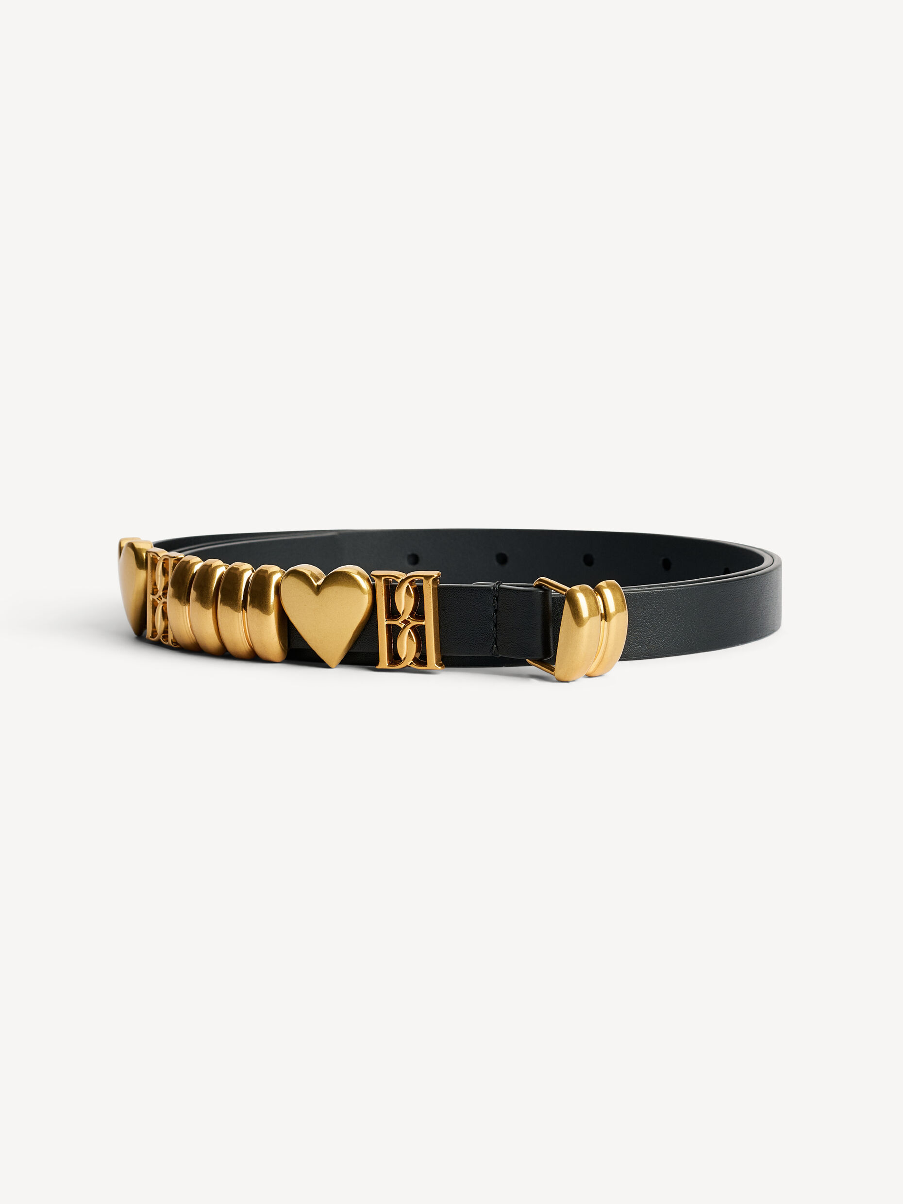 By Malene Birger - Ounlas Leather Belt Black
