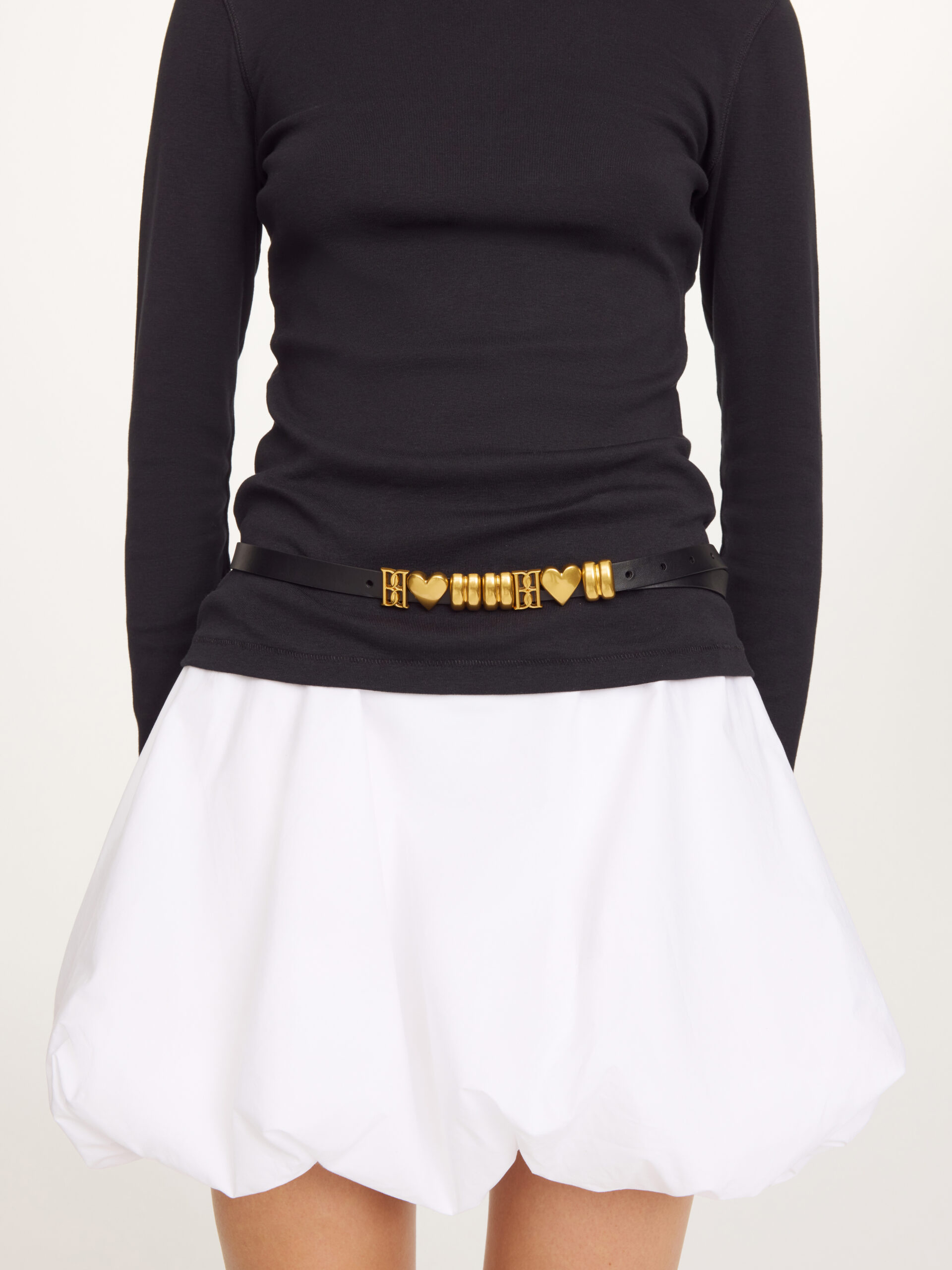 By Malene Birger - Ounlas Leather Belt Black