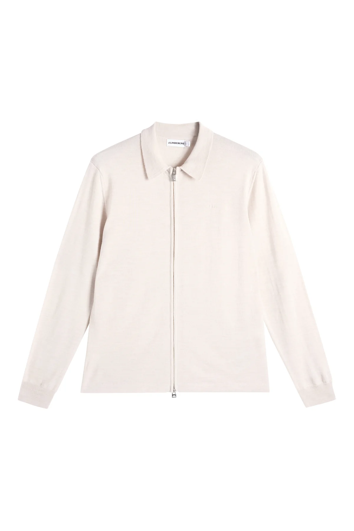 J.Lindeberg - Kaleb Merino Cardigan Moonbeam Melange