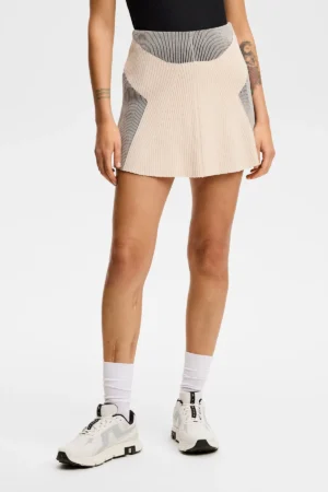 J.Lindeberg - Tanya Contrast Rib Knit Skirt