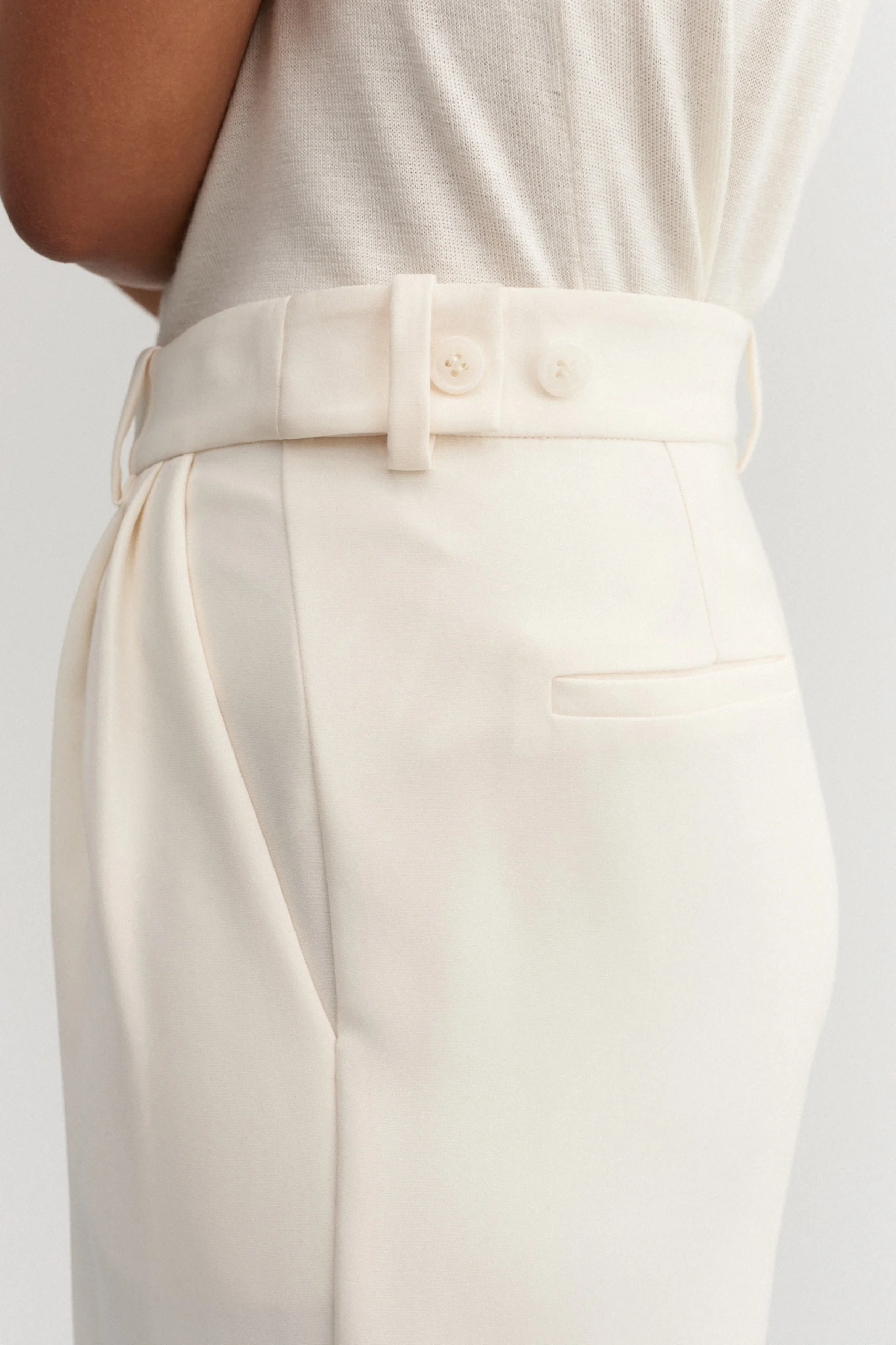 Almada Label - Bella Trousers Cream