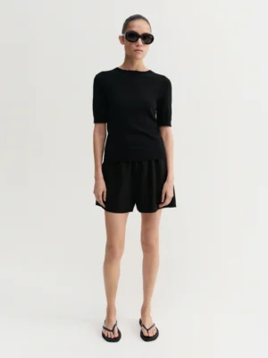Almada Label - Bim Crepe Shorts Black