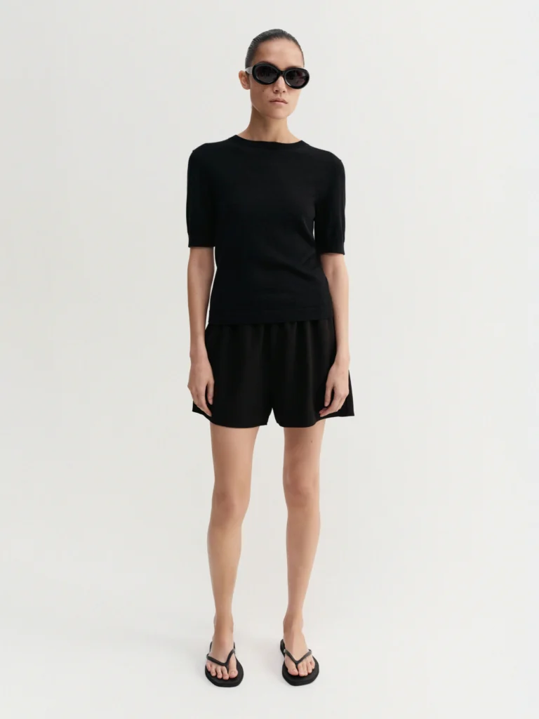 Almada Label - Bim Crepe Shorts Black