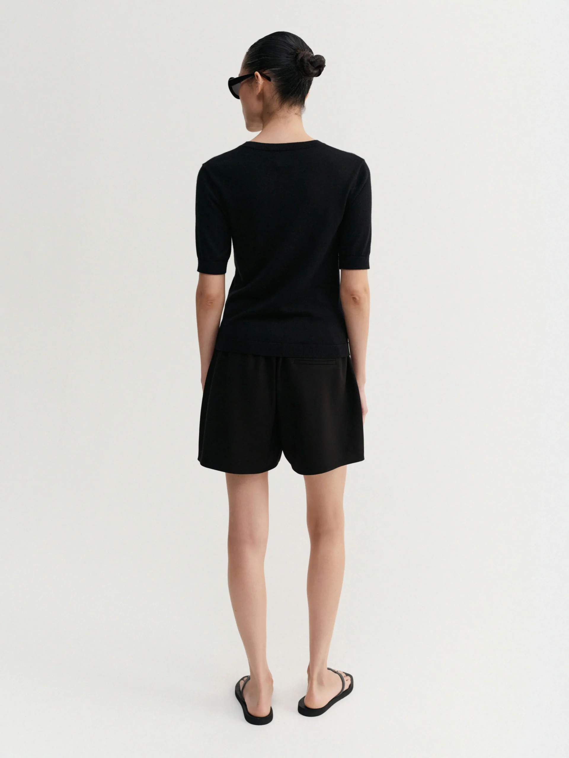 Almada Label - Bim Crepe Shorts Black