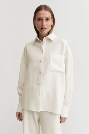 Almada Label - Finn Crepe Shirt Cream
