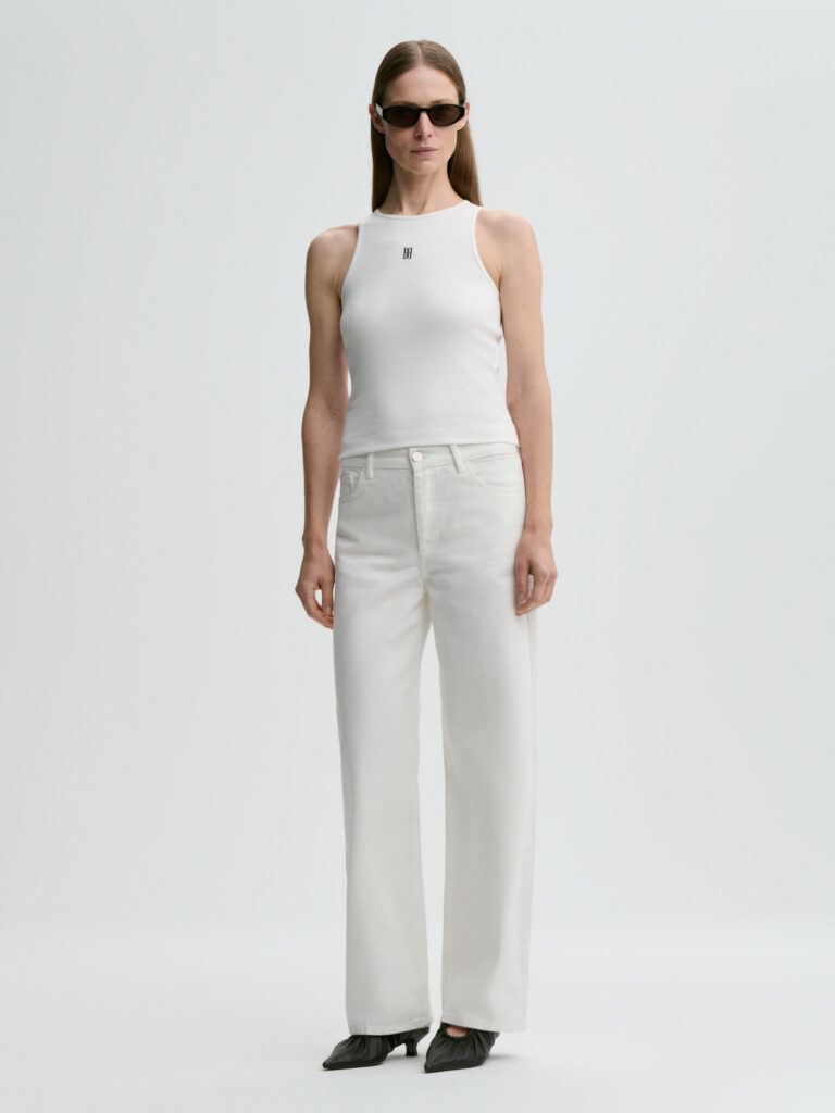 By Malene Birger - Amanias Organic Cotton Tank Top Soft White