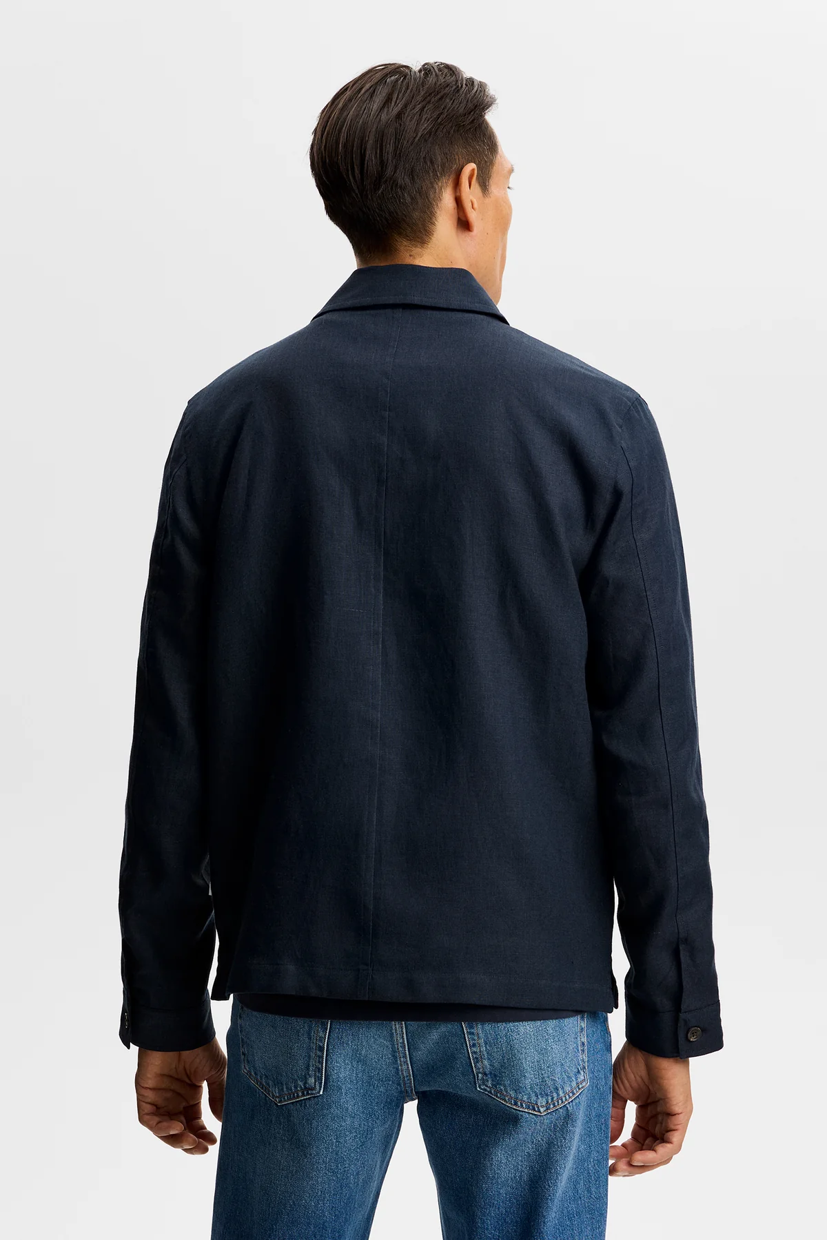 J.Lindeberg - Julius Drape Linen Overshirt