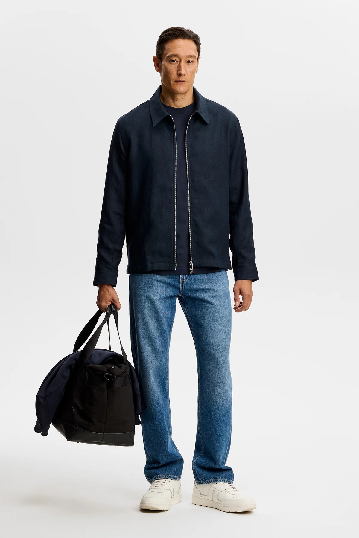 J.Lindeberg - Julius Drape Linen Overshirt