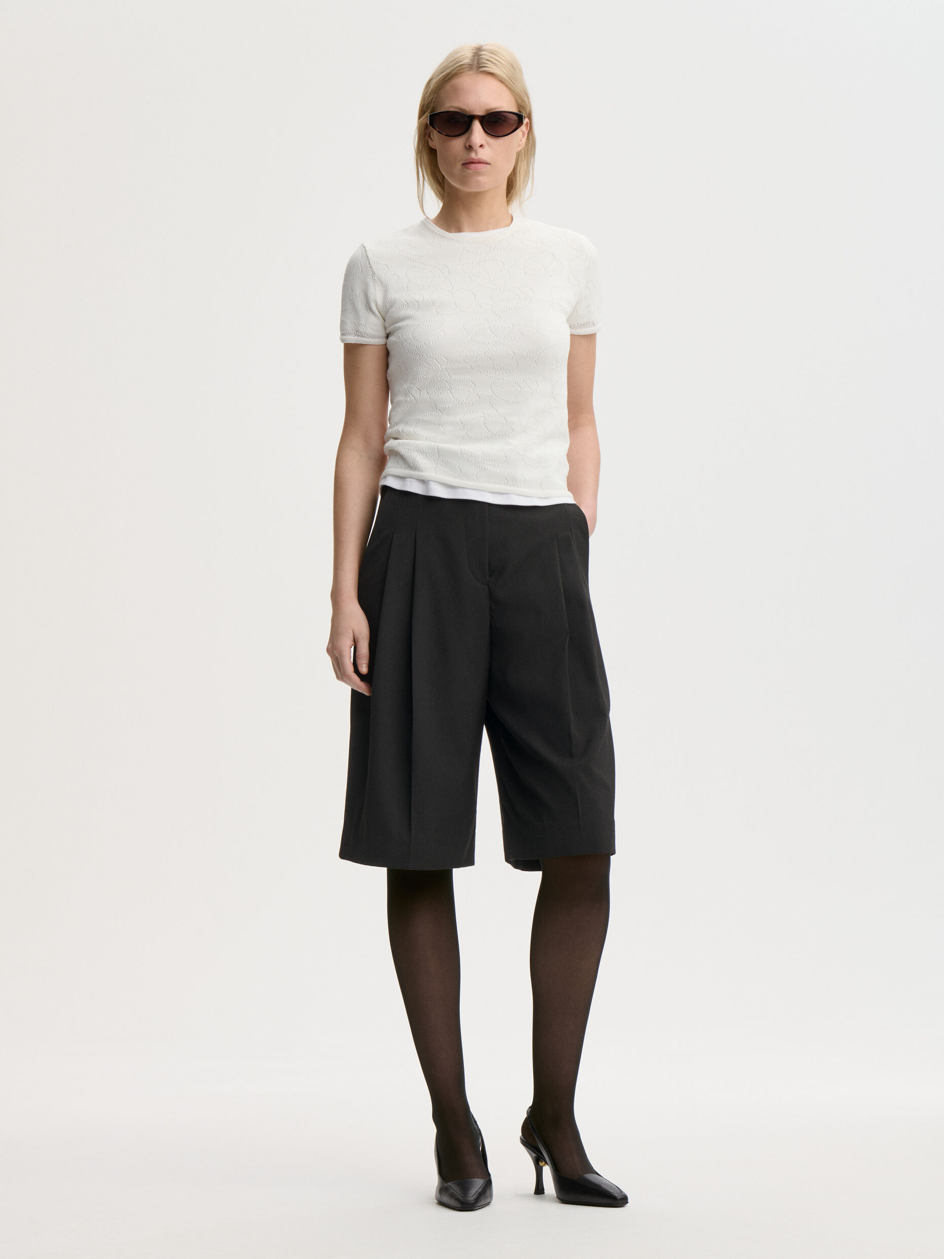 By Malene Birger - Cymbaria High-Waist Trousers Black