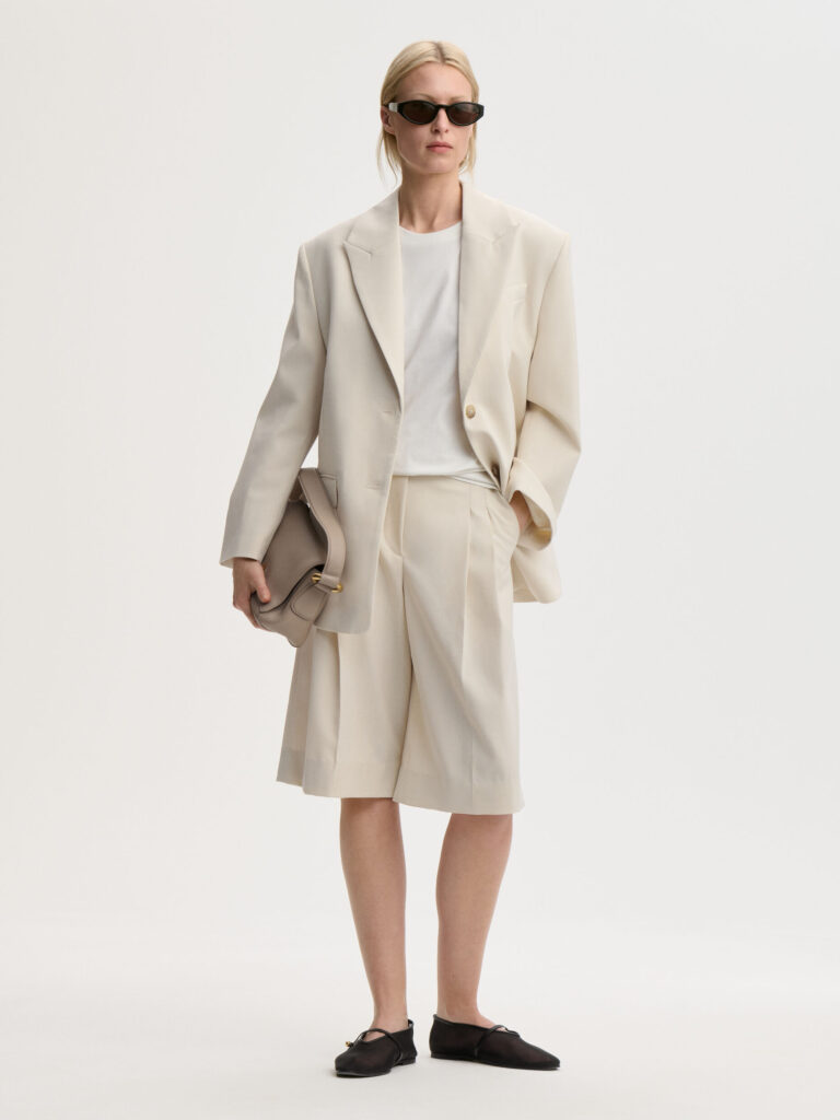 By Malene Birger - Cymbaria High-Waist Trousers Soft White