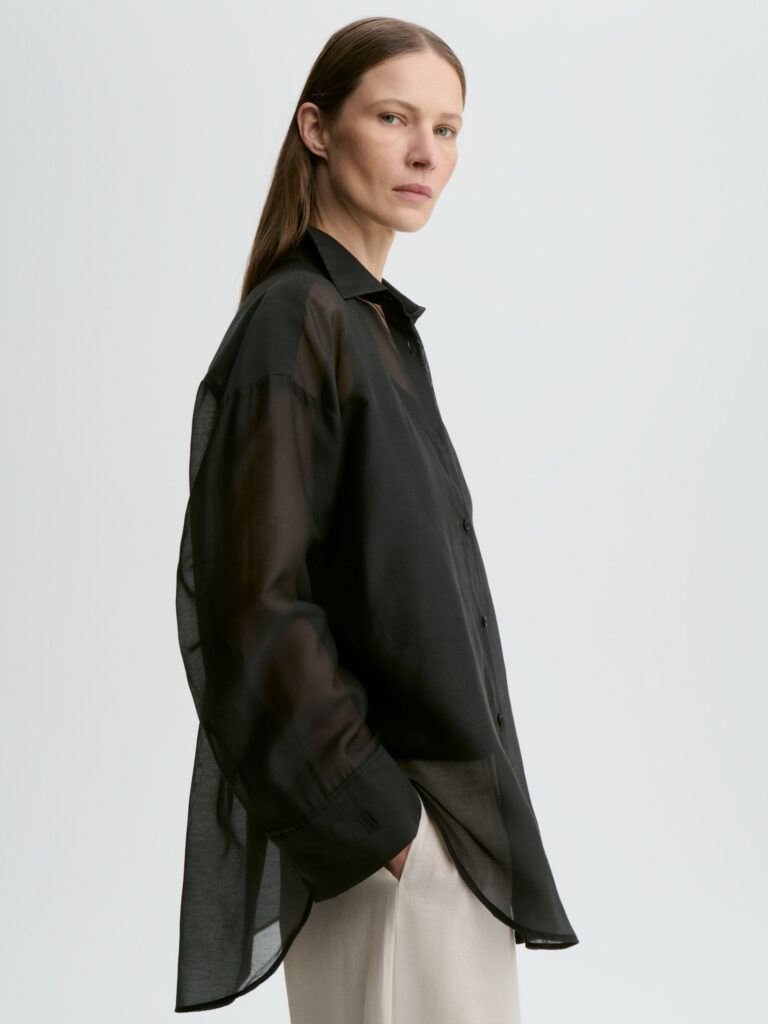 By Malene Birger - Derris Silk Organza Shirt Black
