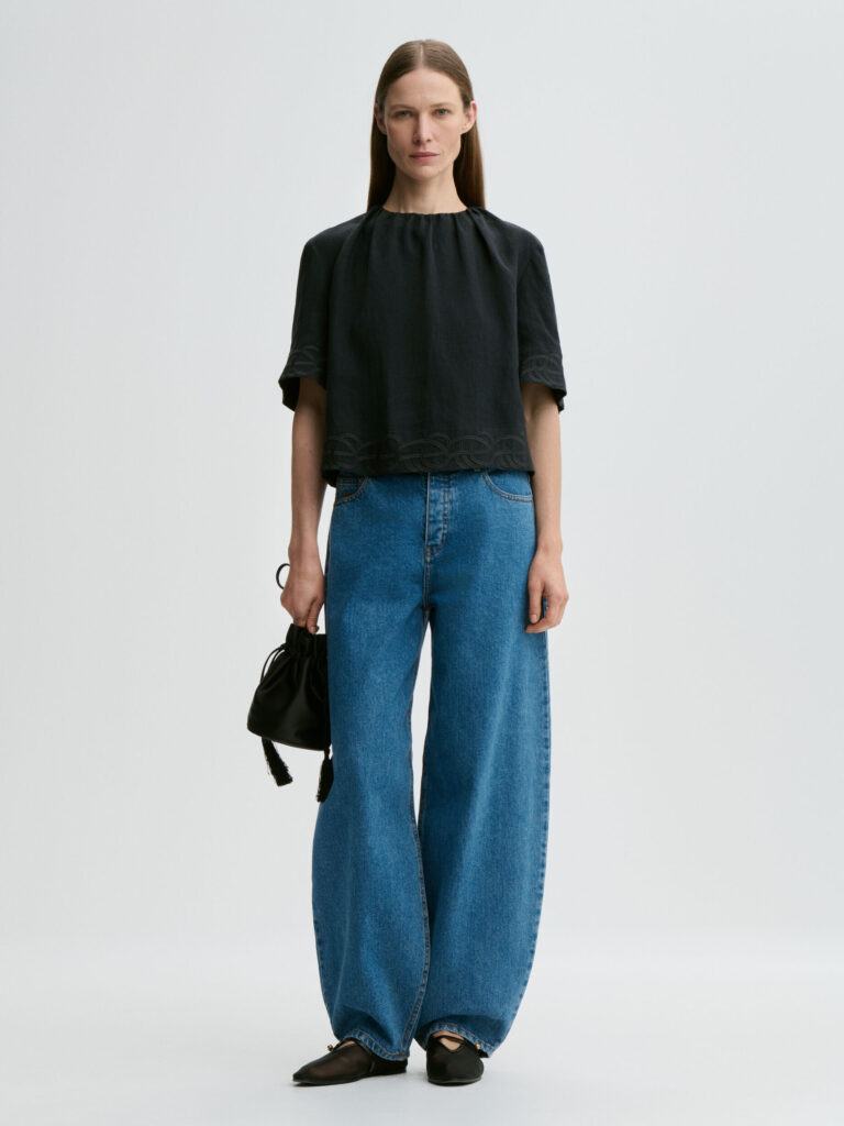 By Malene Birger - Marian Linen Top Black