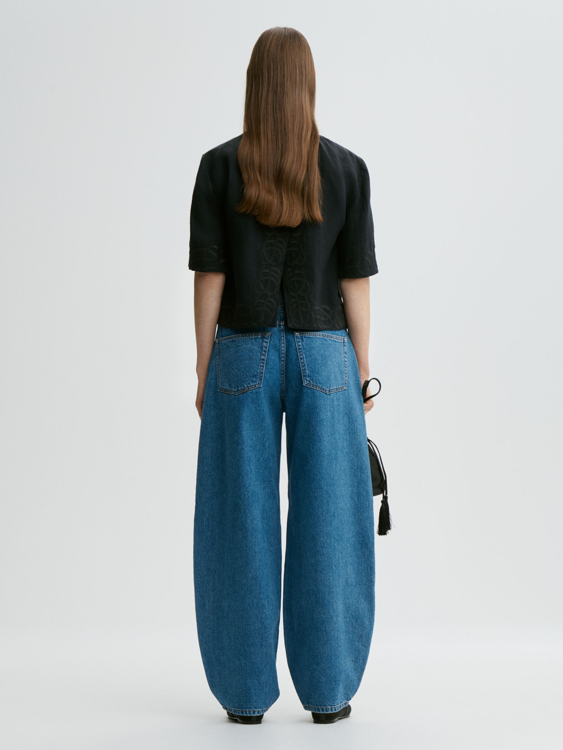 By Malene Birger - Marian Linen Top Black