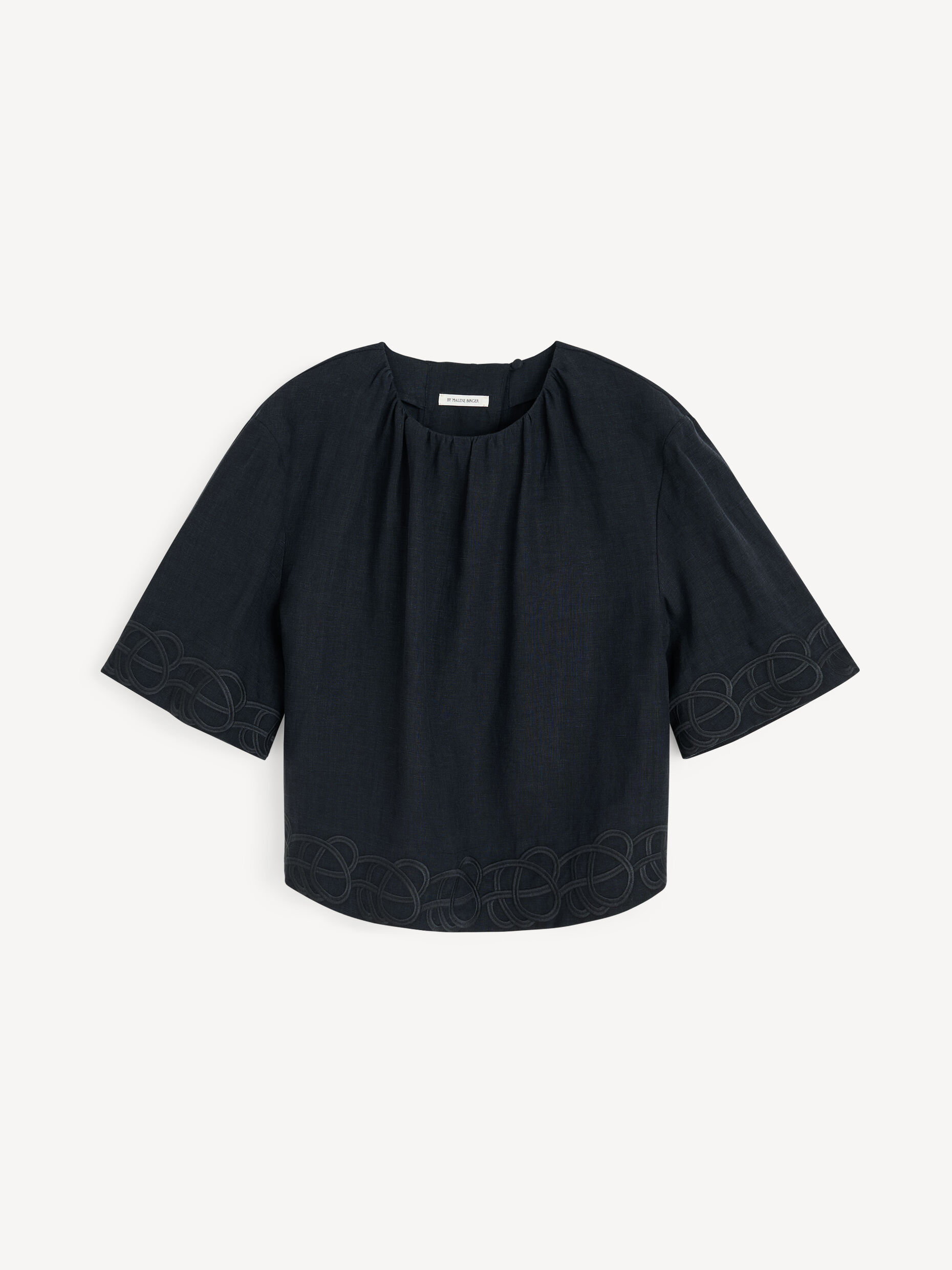 By Malene Birger - Marian Linen Top Black