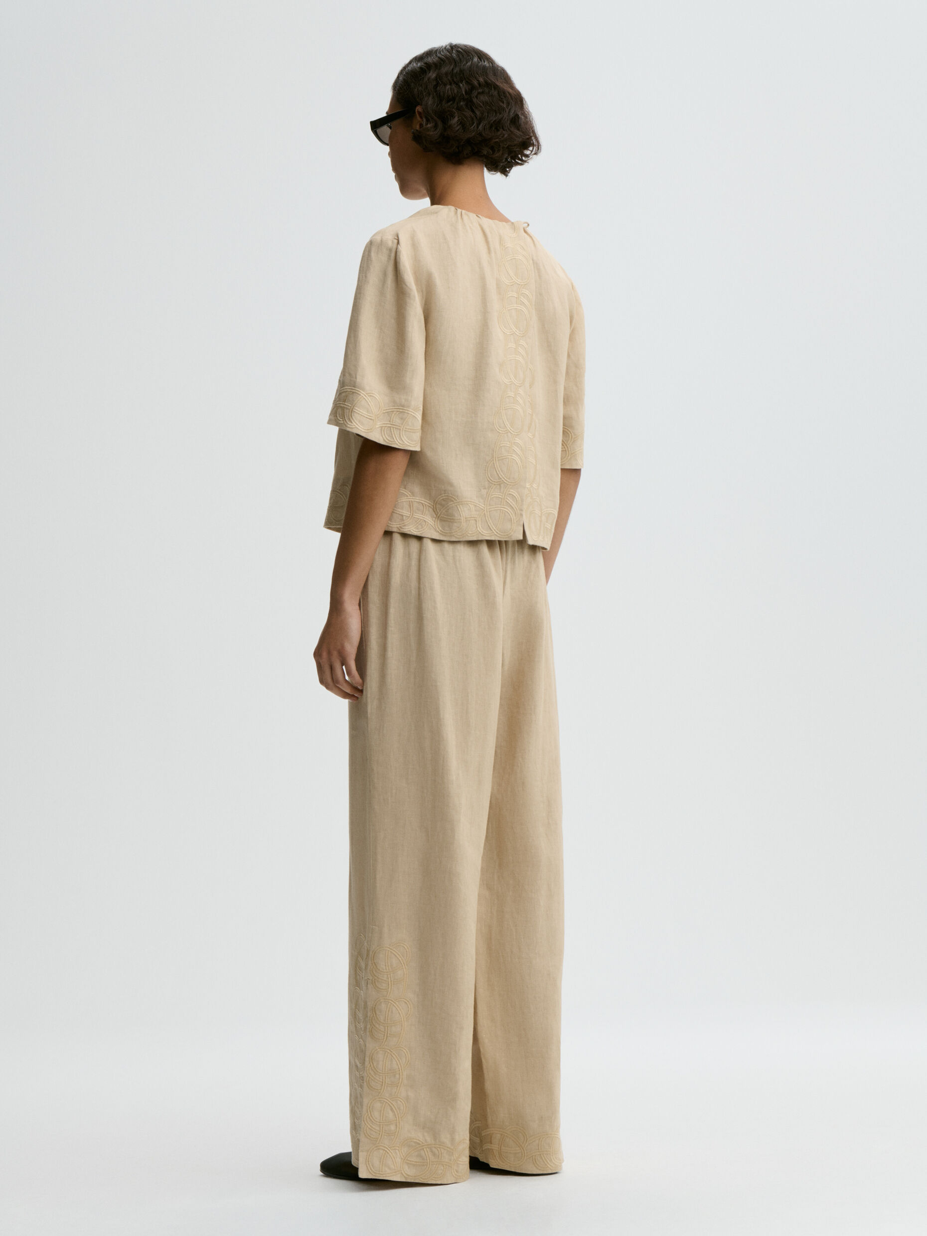 By Malene Birger - Marian Linen Top Old Beige