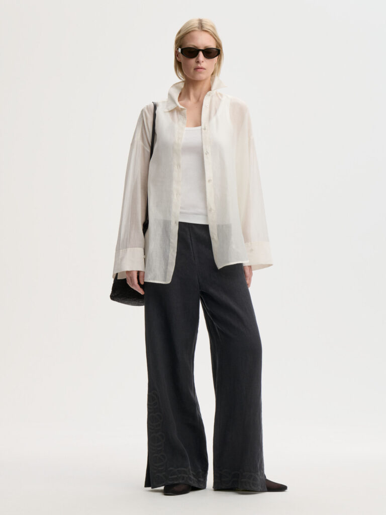 By Malene Birger - Michelle Linen Trousers Black
