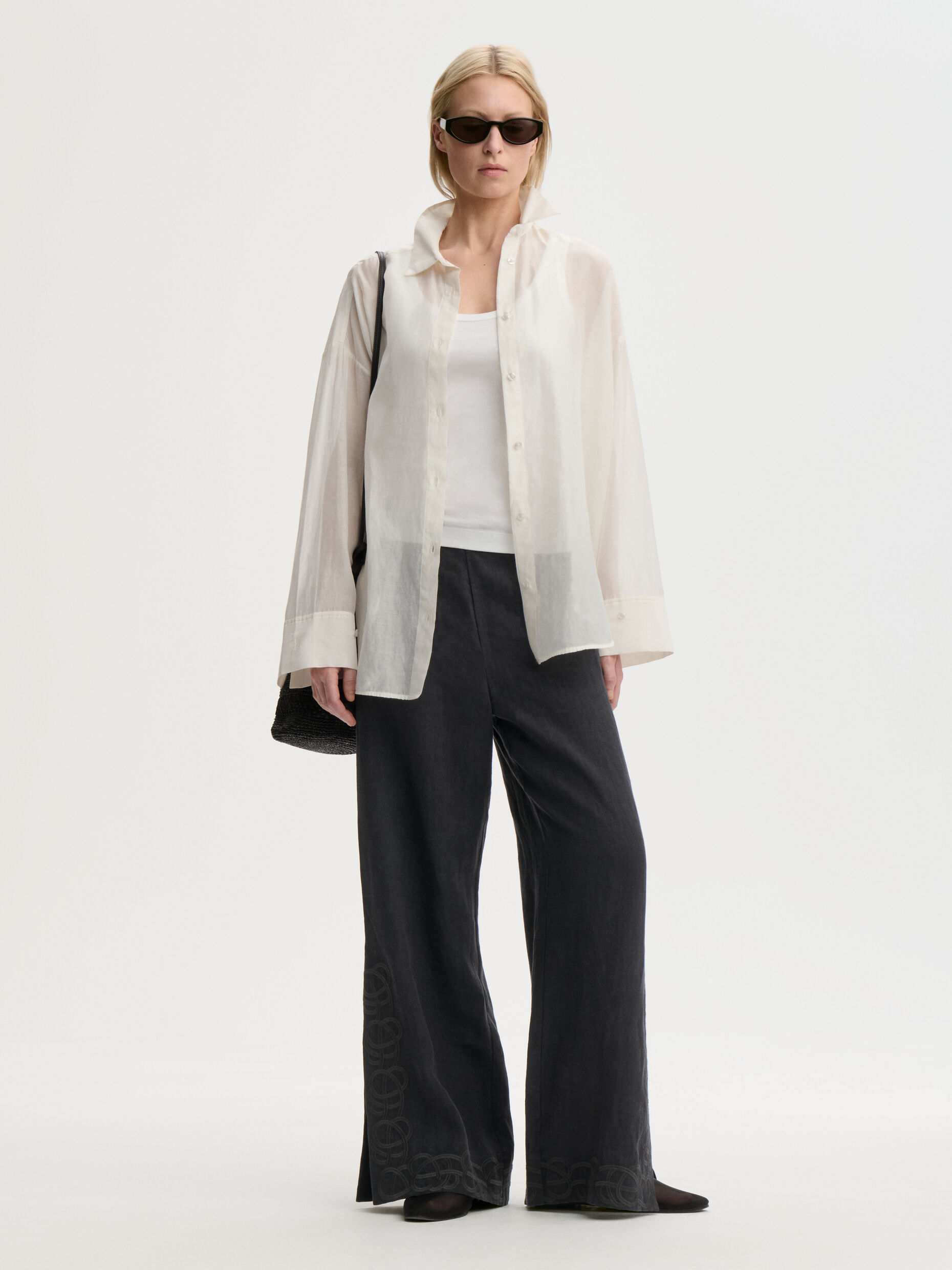 By Malene Birger - Michelle Linen Trousers Black