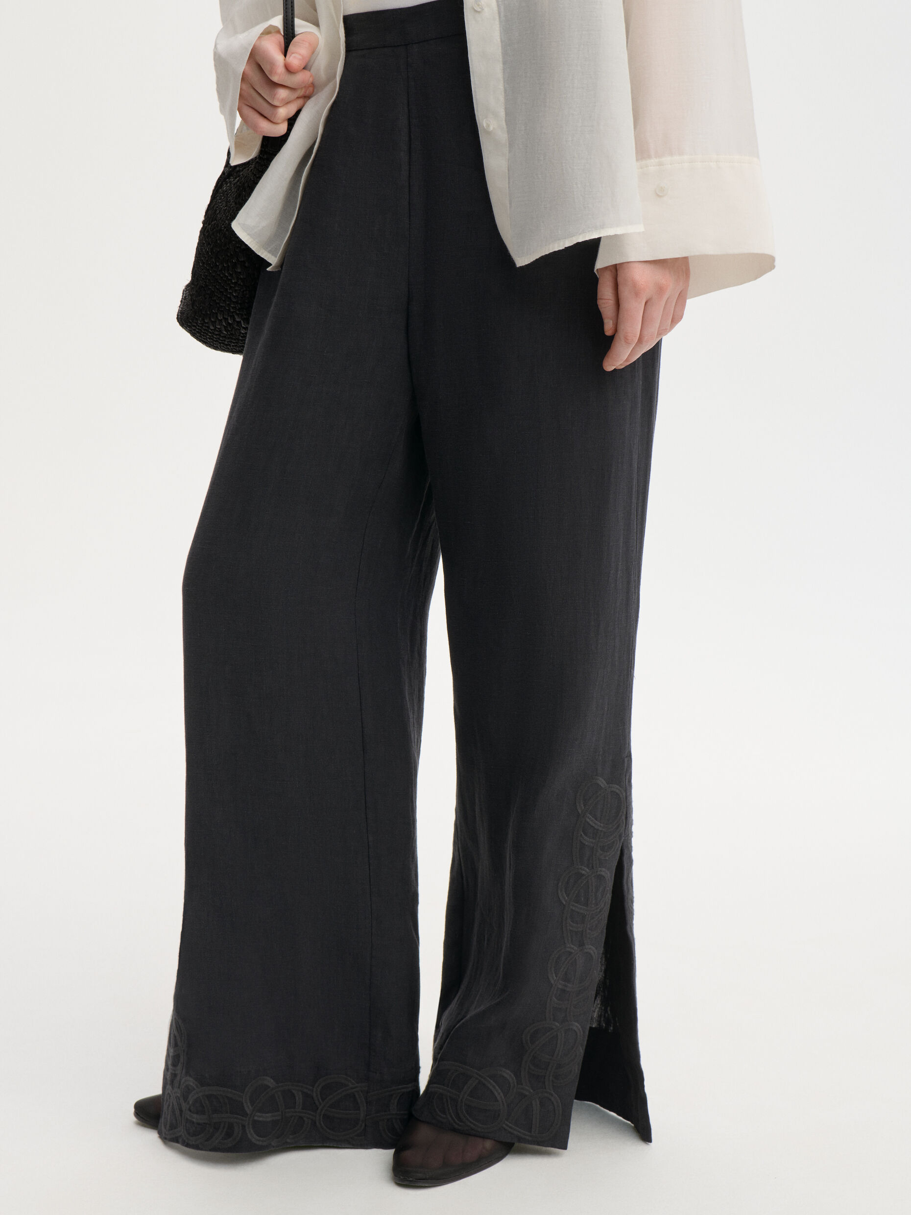By Malene Birger - Michelle Linen Trousers Black