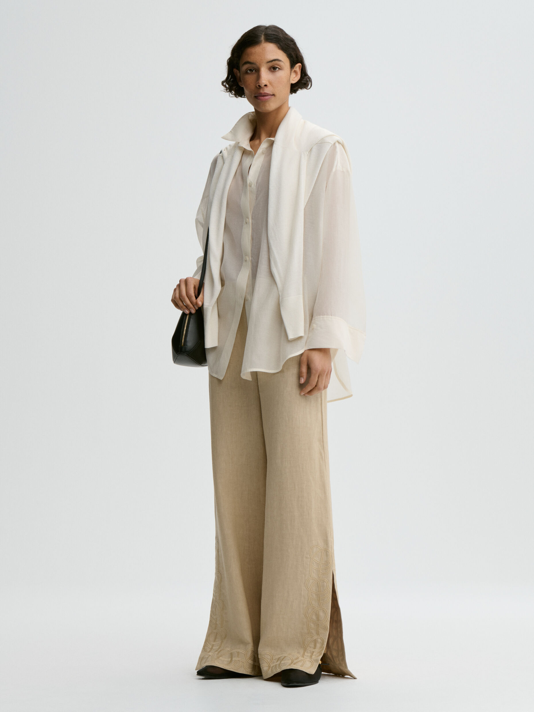 By Malene Birger - Michelle Linen Trousers Old Beige