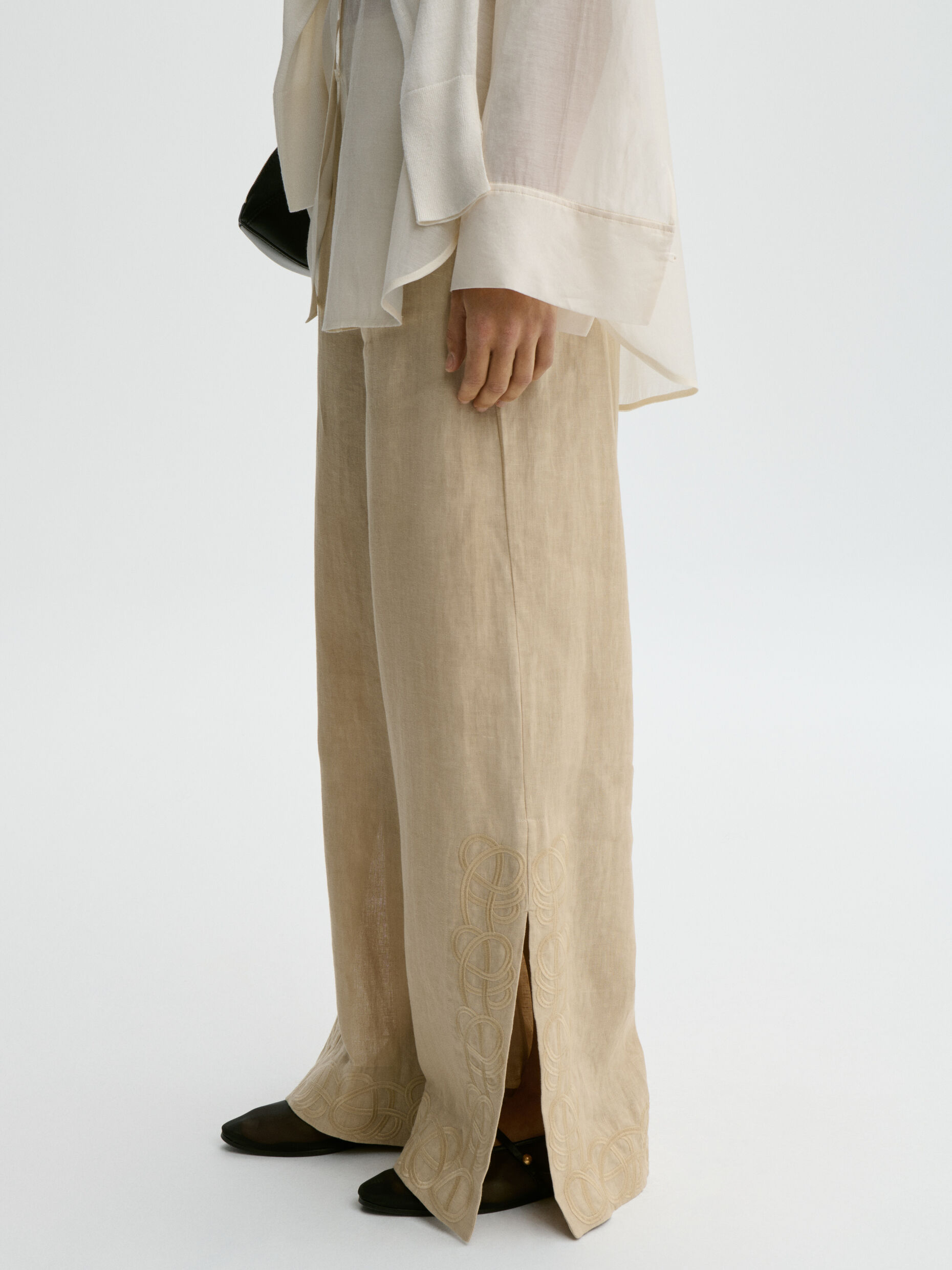 By Malene Birger - Michelle Linen Trousers Old Beige