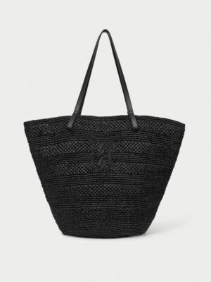 By Malene Birger - Mirabell Straw Tote Black