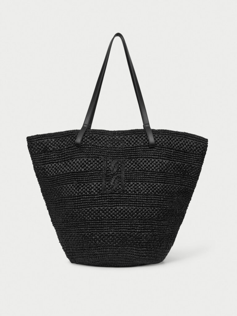 By Malene Birger - Mirabell Straw Tote Black