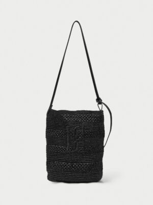 By Malene Birger - Mirabellee Straw Bucket Bag Black
