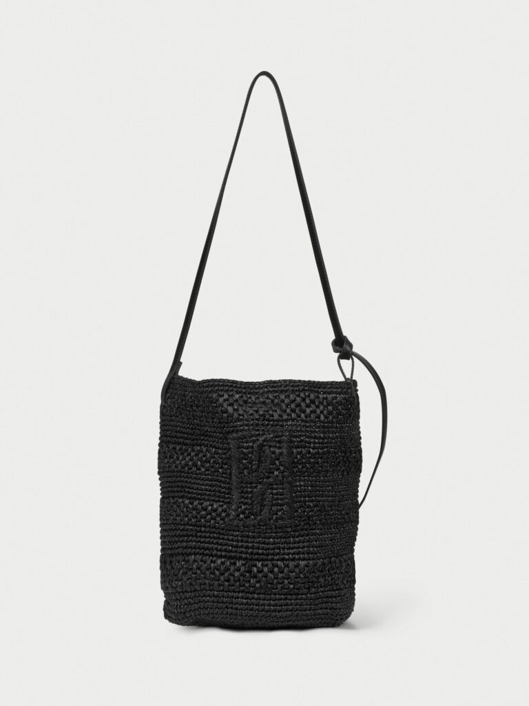 By Malene Birger - Mirabellee Straw Bucket Bag Black