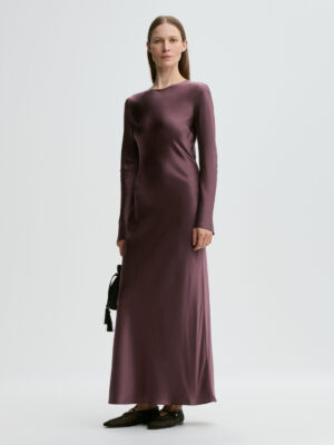 By Malene Birger - Parisa Silk Maxi Dress Aubergine