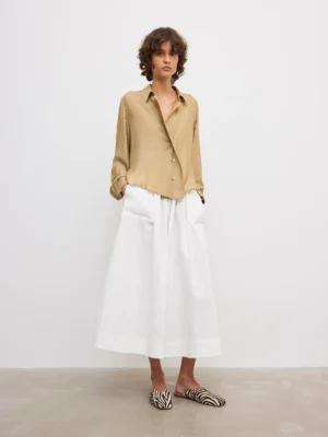 Dagmar - Cropped Shirt Sand Beige