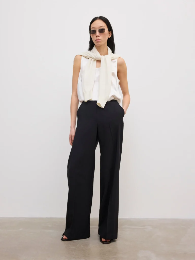Dagmar - Elastic Wool Trouser