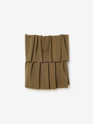 Dagmar - Sculpted Tube Top Dark Olive Green