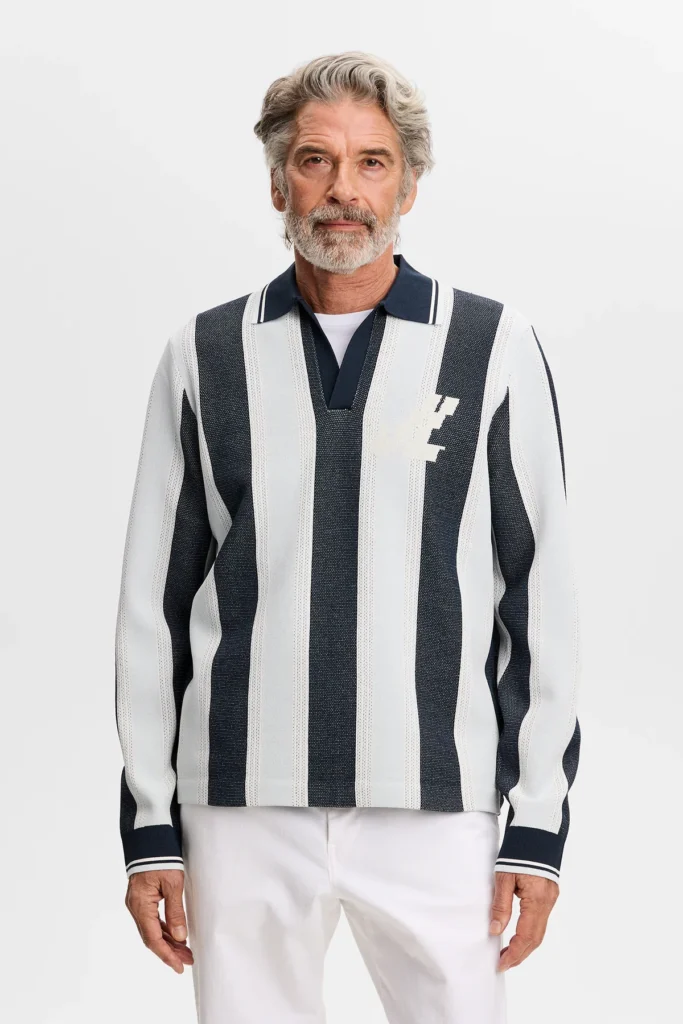 J.Lindeberg - Silas Stripe Polo Knit