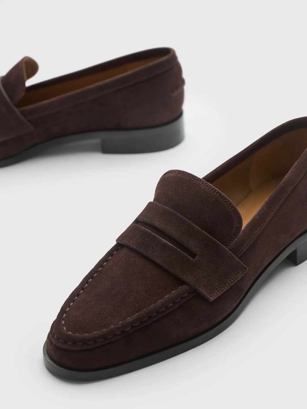 ATP Atelier - Airola Suede Loafers Walnut