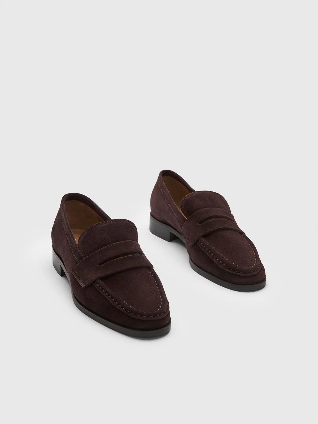 ATP Atelier - Airola Suede Loafers Walnut