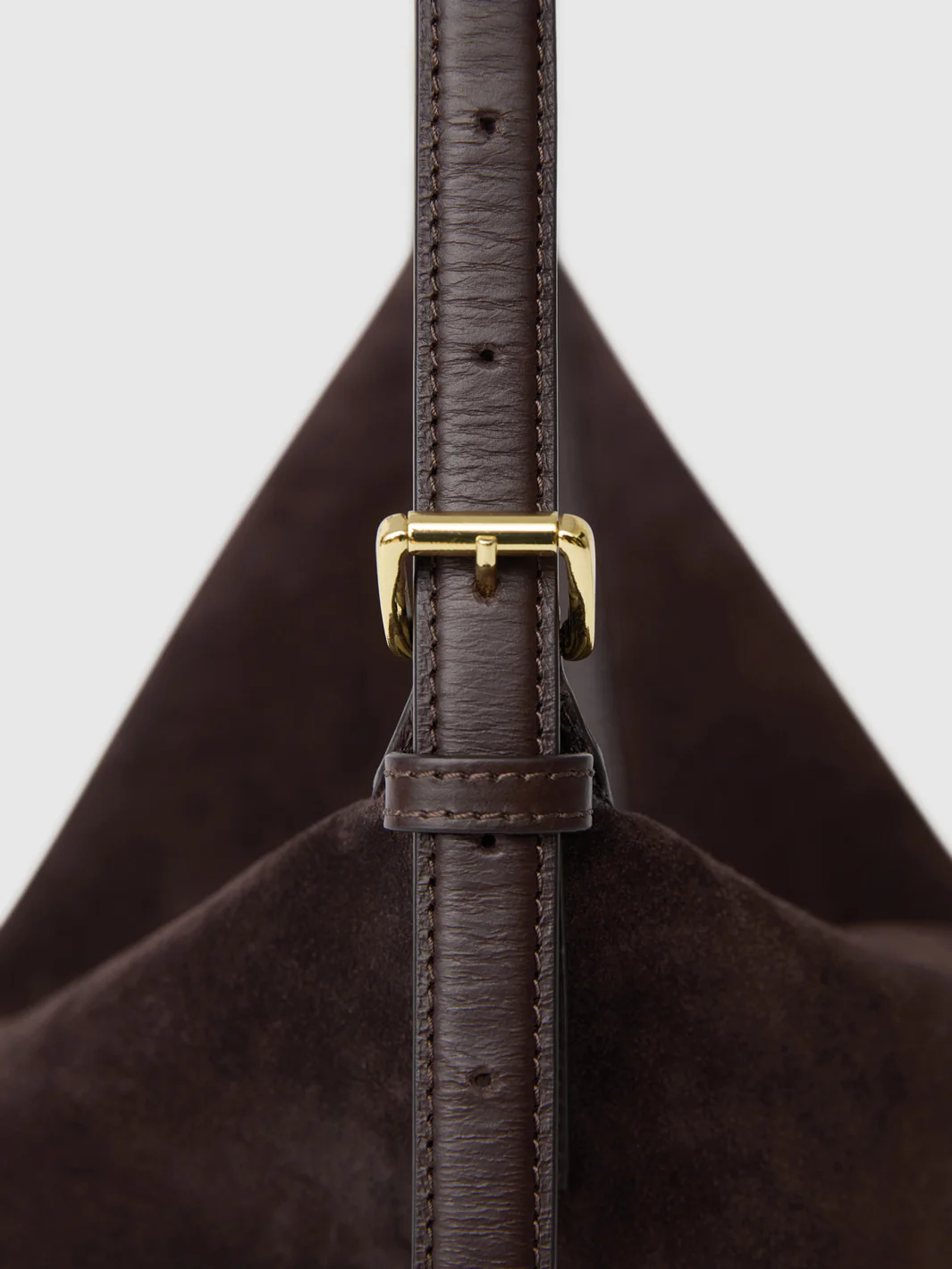 ATP Atelier - Castellare Suede Shoulder Bag Walnut