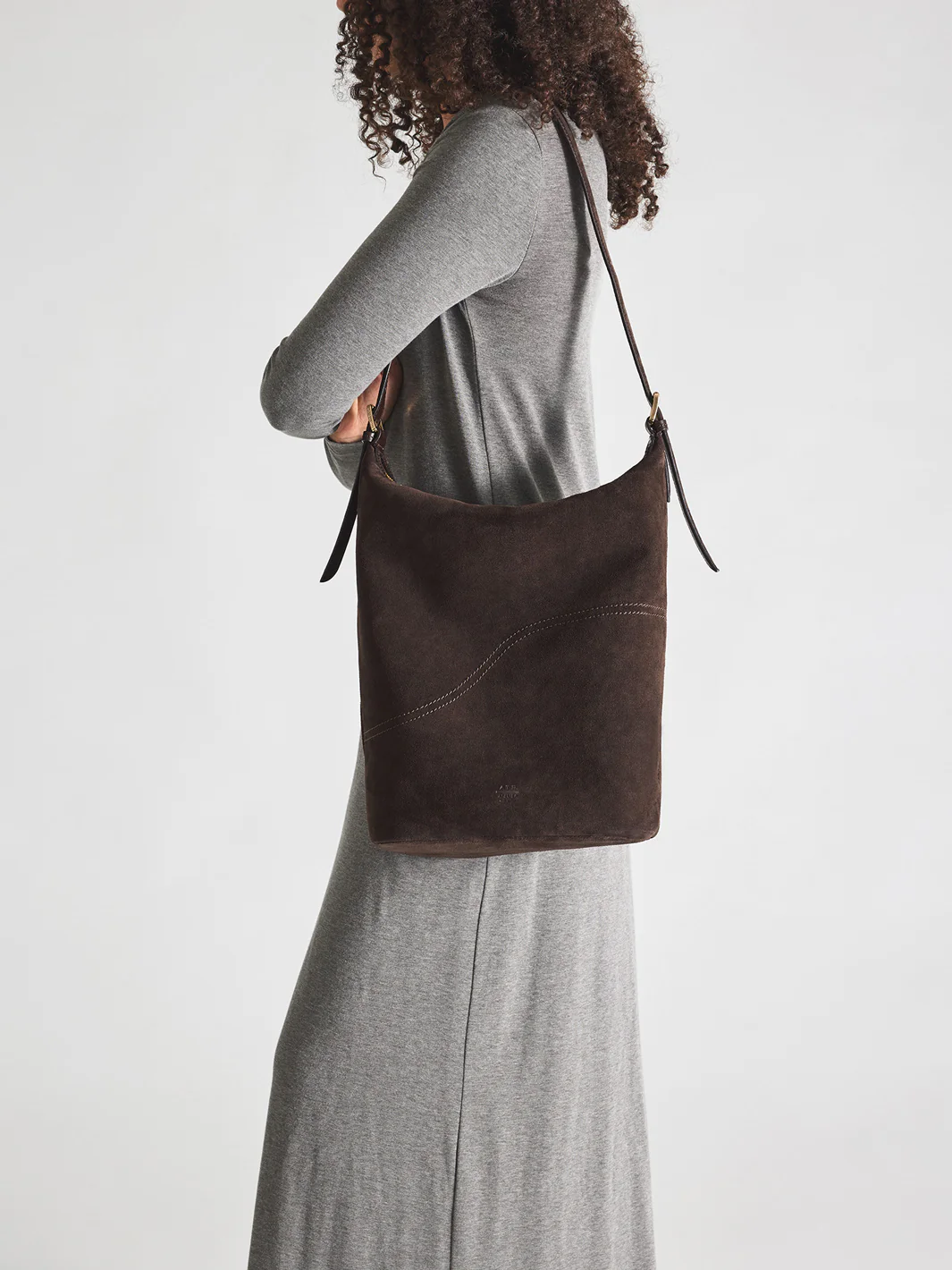 ATP Atelier - Tolve Suede Tote Bag Walnut
